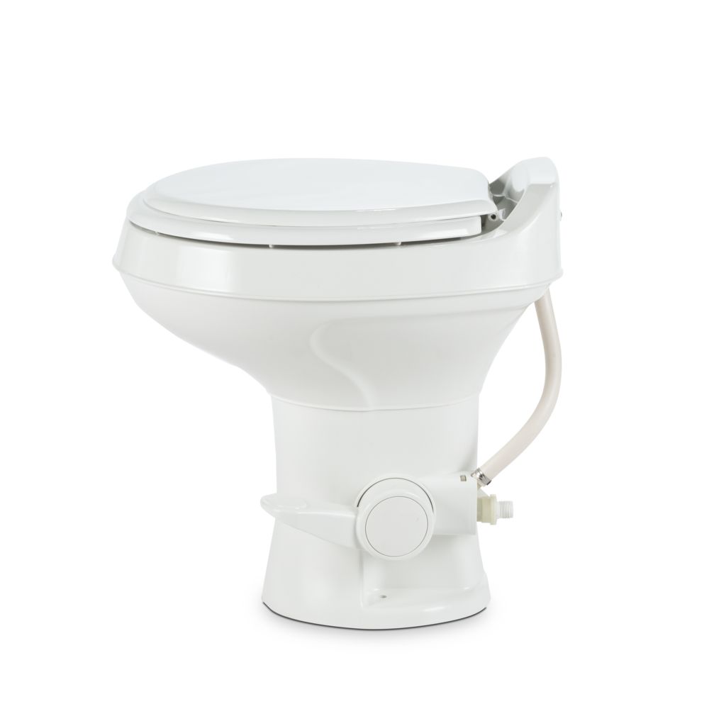 Dometic 302300071 300 Series Standard Height Heavy Duty Plastic RV Toilet, White