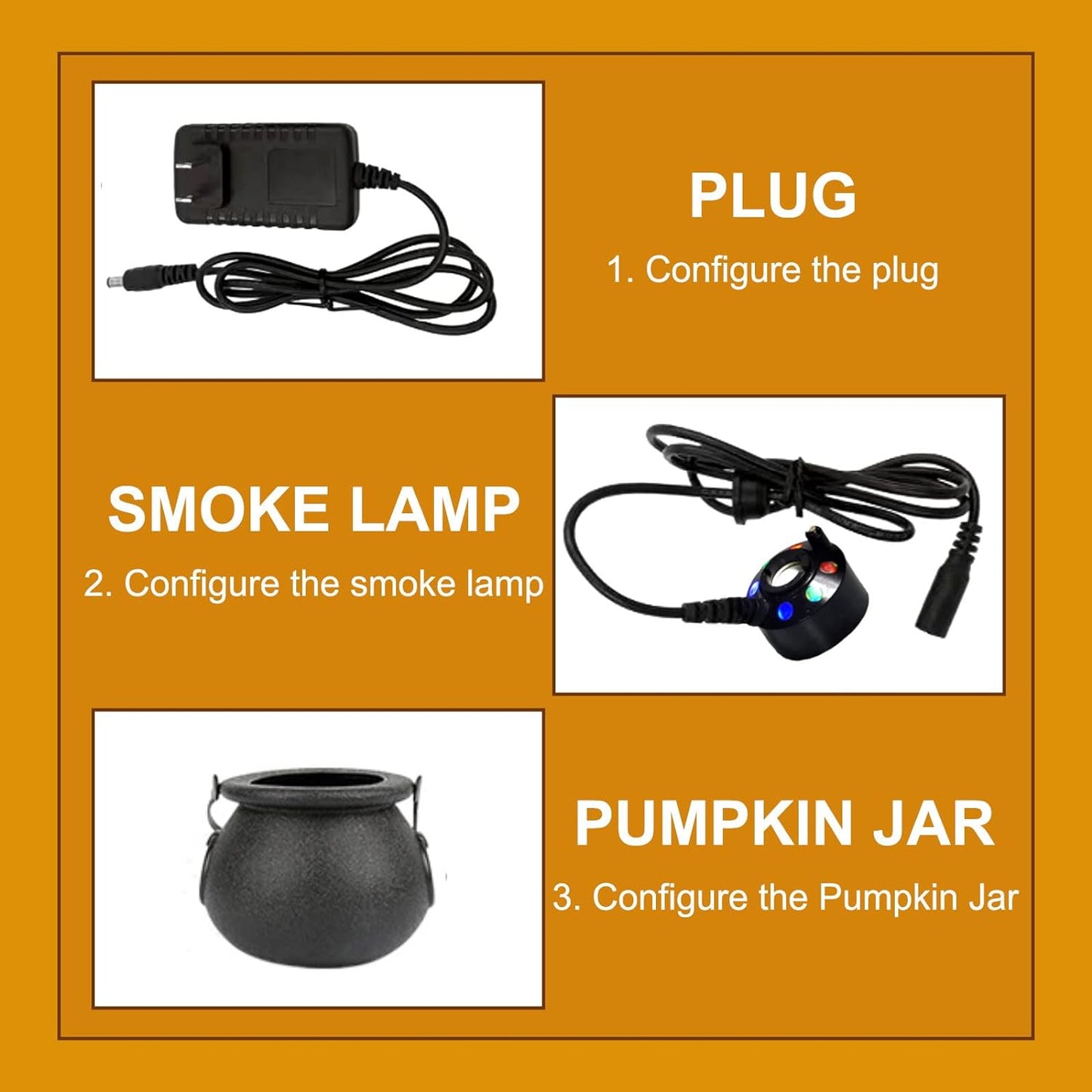 Halloween Smoke Machine - LED Light Color Changing
