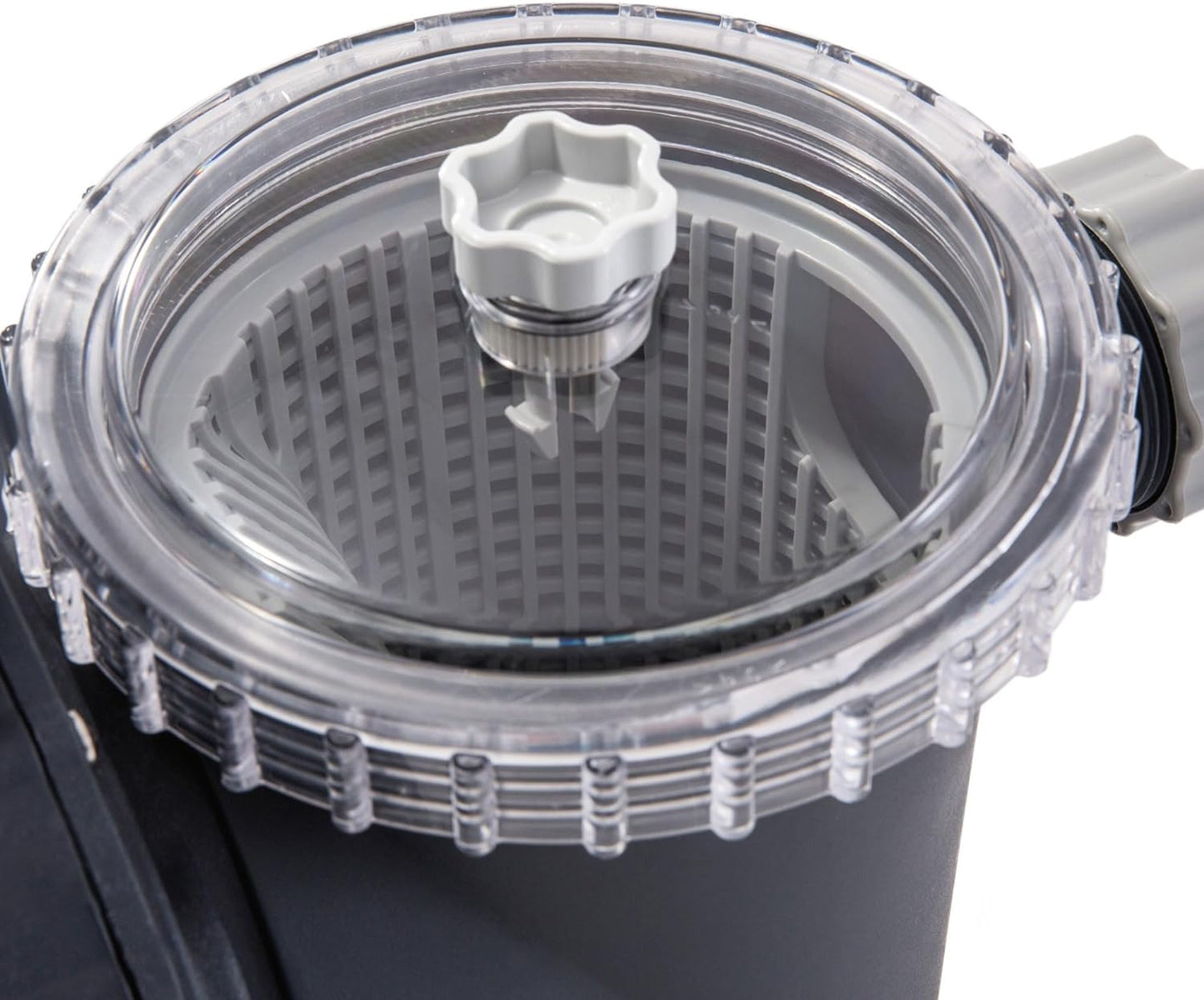 Intex 26651EG Krystal Clear 16 Inch 3,000 GPH Above Ground Pool Sand Filter Pump with Automatic Timer, GFCI, and 6 Function Control, Gray