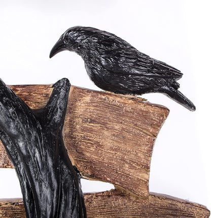 Desktop Decoration, Black, Happy Halloween Tree 32 inches