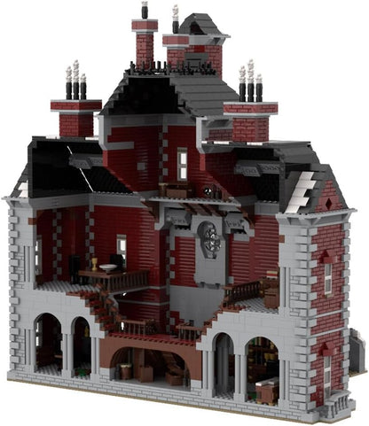 Christmas Country Church Building Kit, MOC-147549 Winter Modular Building Blocks Christmas House Building Block Building Toy (1769 Pieces)