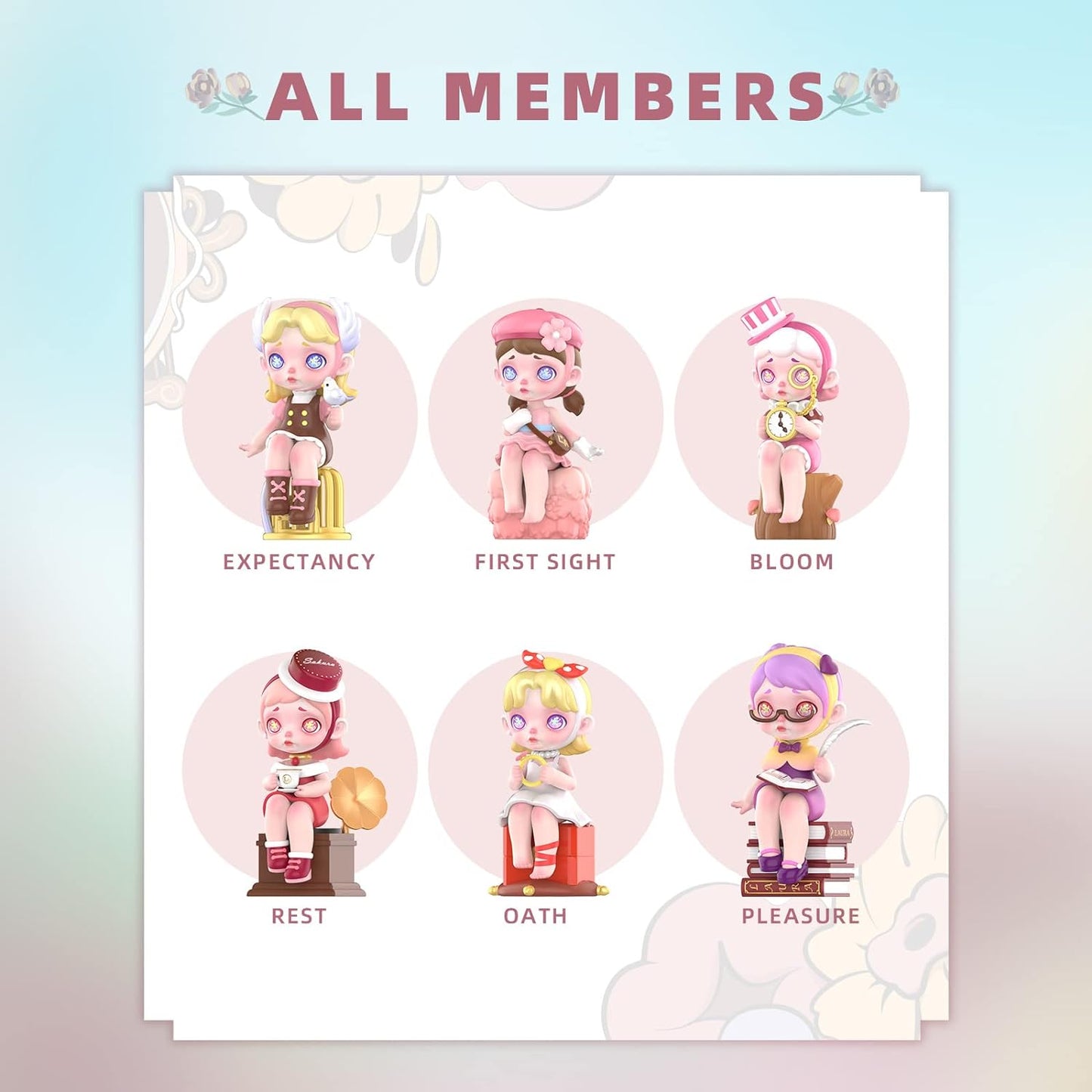 12-Pack Blind Box, Fashion Trendsetters Series Cute Blind Box Action Figures Popular Collectible Toys Birthday Halloween Christmas Gifts