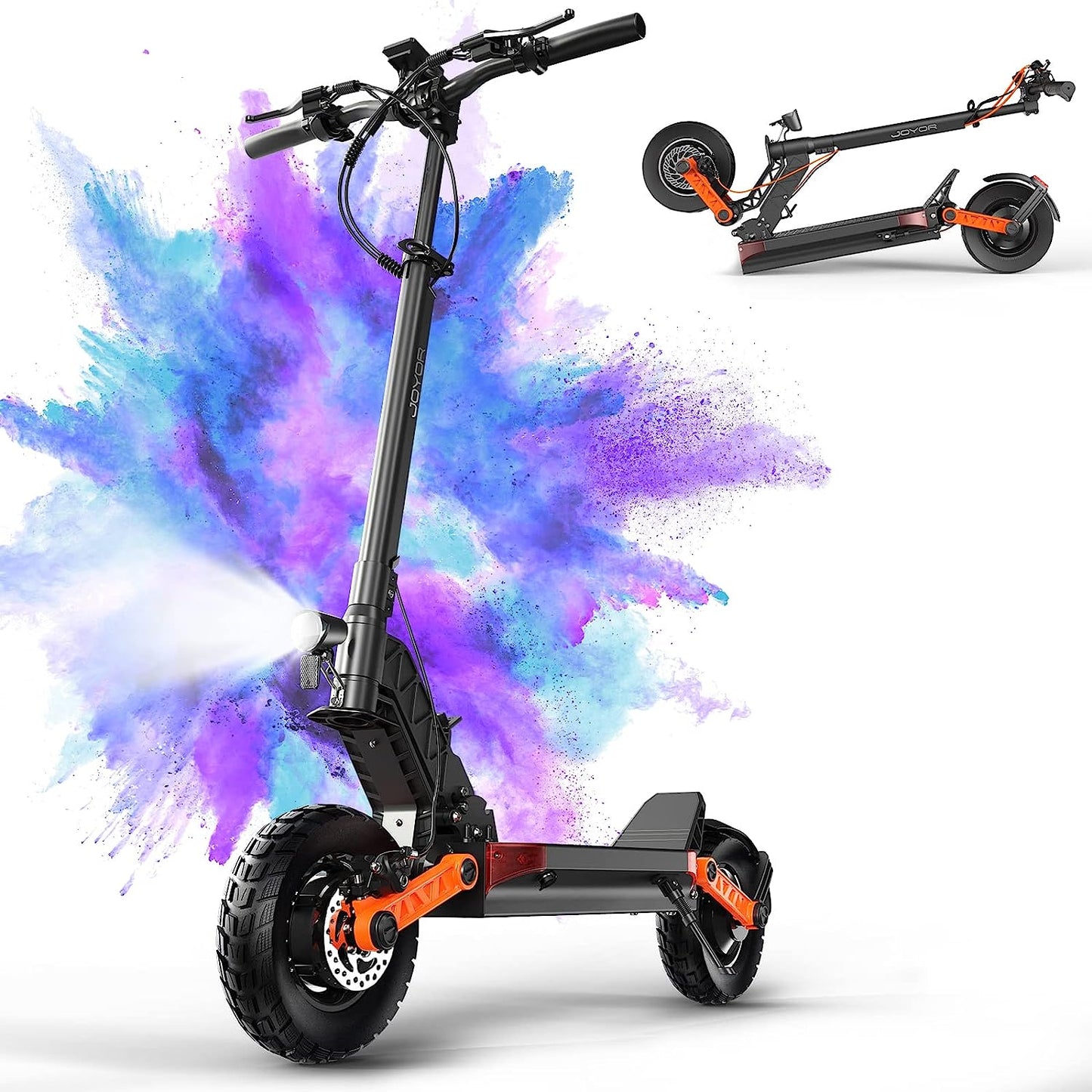 Up to 37 MPH Tire Hydraulic Brake Adult Electric Scooter