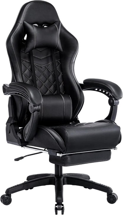 Classic PU Leather Large and Tall Ergonomic Computer Chair