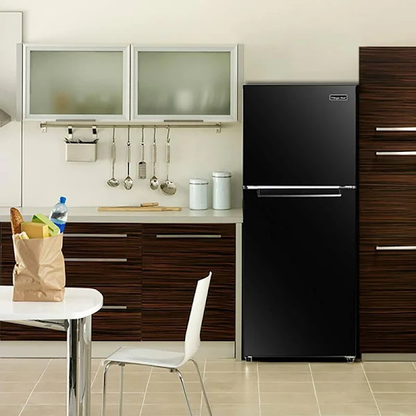 Magic Chef HMDR1000BE Top Freezer Refrigerator in Black 10.1 Cu. ft.