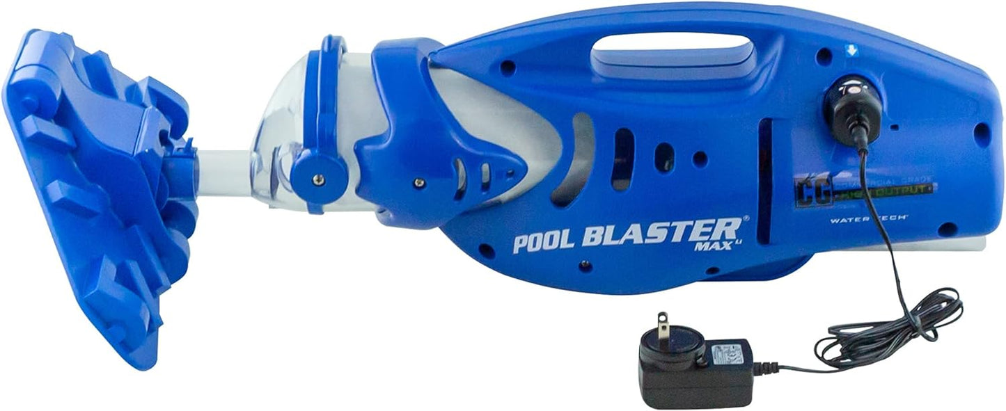 POOL BLASTER Max CG Commercial Grade Cordless Rechargeable Pool Vacuum Cleaner, High Capacity, Increased Power, 60 Min Run Time, Handheld, Hoseless, for In-Ground and Above Ground Pools