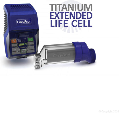 Complete Salt Water Chlorination System for Swimming Pools | Titanium Cell & 7 Year Manufacturer Warranty | No DIY Install Penalty.