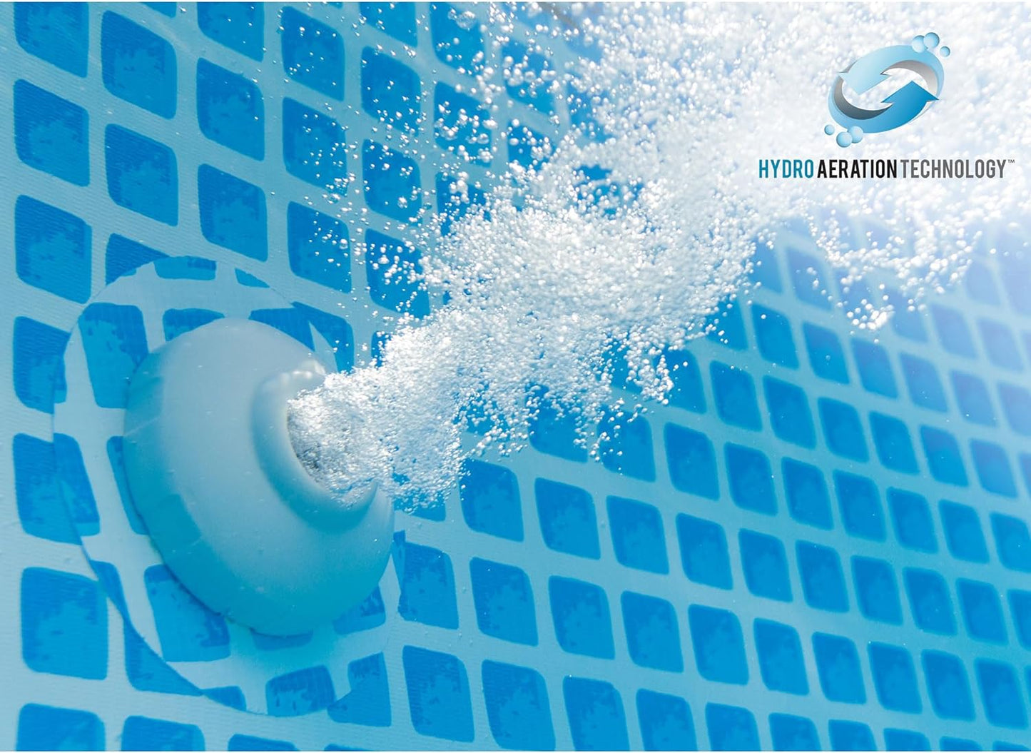 Intex 26651EG Krystal Clear 16 Inch 3,000 GPH Above Ground Pool Sand Filter Pump with Automatic Timer, GFCI, and 6 Function Control, Gray