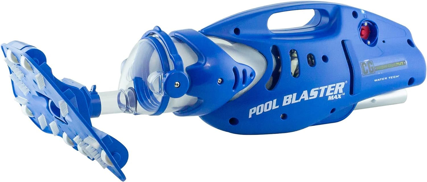 POOL BLASTER Max CG Commercial Grade Cordless Rechargeable Pool Vacuum Cleaner, High Capacity, Increased Power, 60 Min Run Time, Handheld, Hoseless, for In-Ground and Above Ground Pools