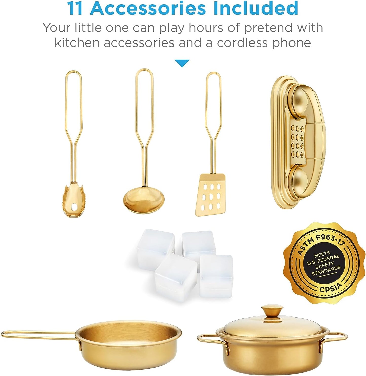 Best Pretend Kitchen Wooden Toy Set for Kids