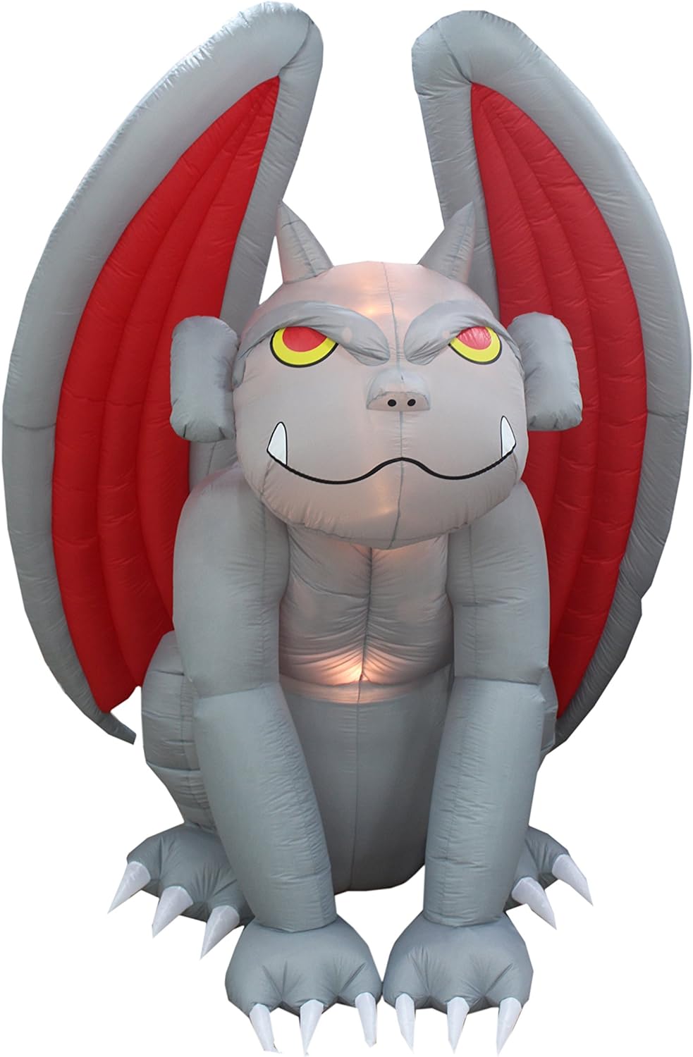 8ft Giant Halloween Inflatable Gargoyle Monster Light Decoration