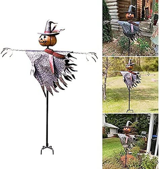 Halloween scarecrow jack lantern