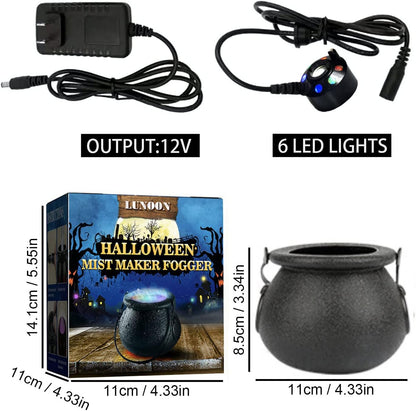 Halloween Smoke Machine - LED Light Color Changing