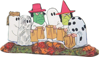 Snow Village Halloween Trick-or-Treat Lane Peanut House