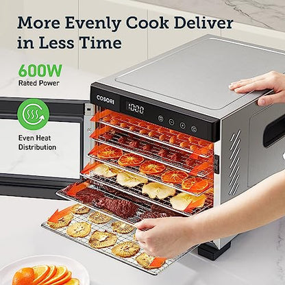 Meat jerky food dehydrator, 600 watt dehydration dryer