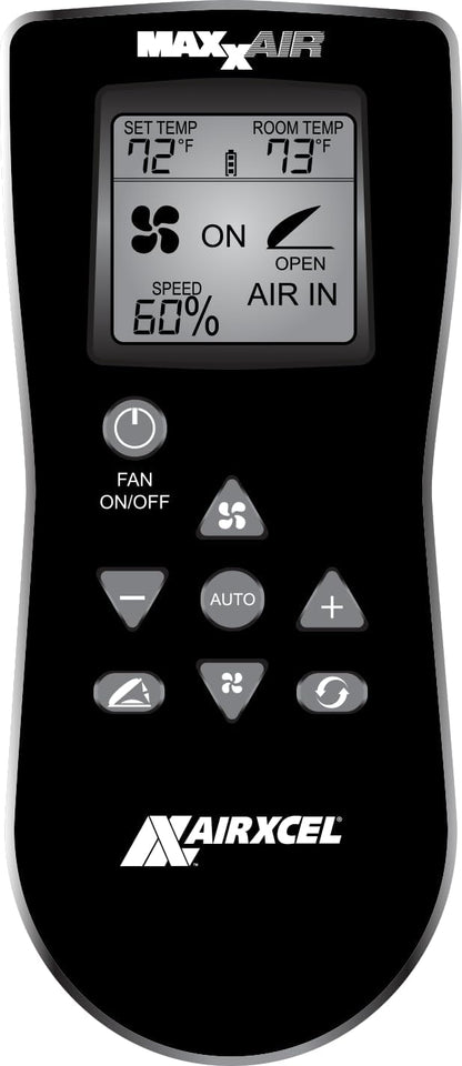 Air 00-07500K MaxxFan Deluxe with Remote - Smoke, Black