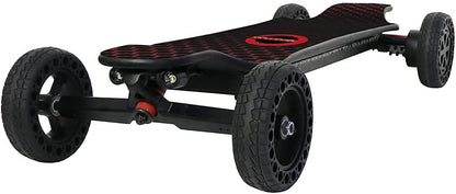 Electric Skateboard 4000 Watts | 12S3P | 35 mph | 22 Mile Range | 6" Wheels | Cool Lights |