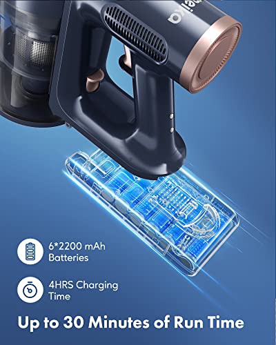Homeika Cordless Vacuum Cleaner, 20Kpa Powerful Suction Vacuum with LED Display
