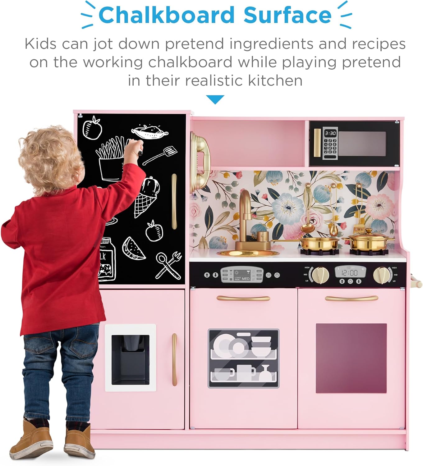 Best Pretend Kitchen Wooden Toy Set for Kids