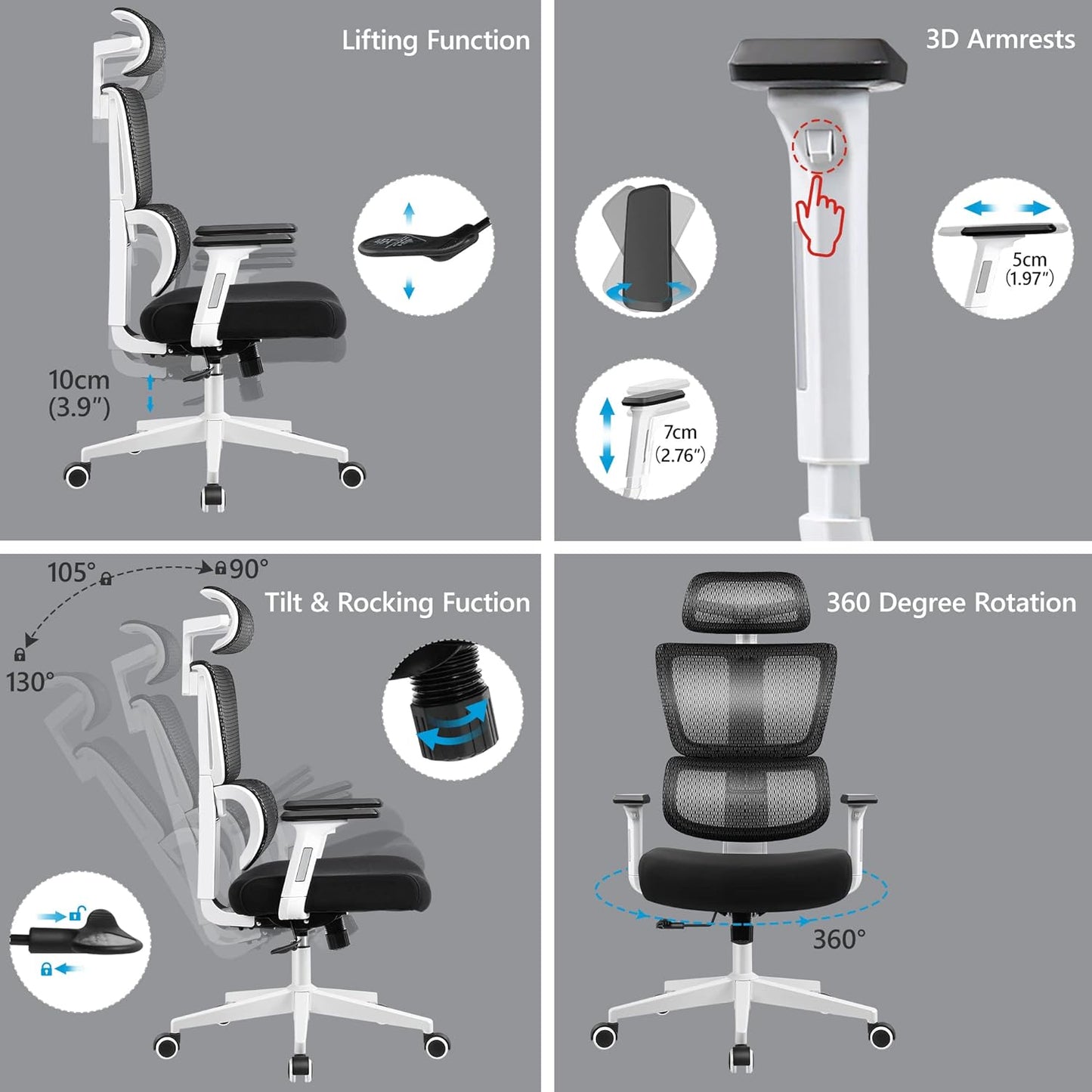 Gaming chair ergonomic office chair