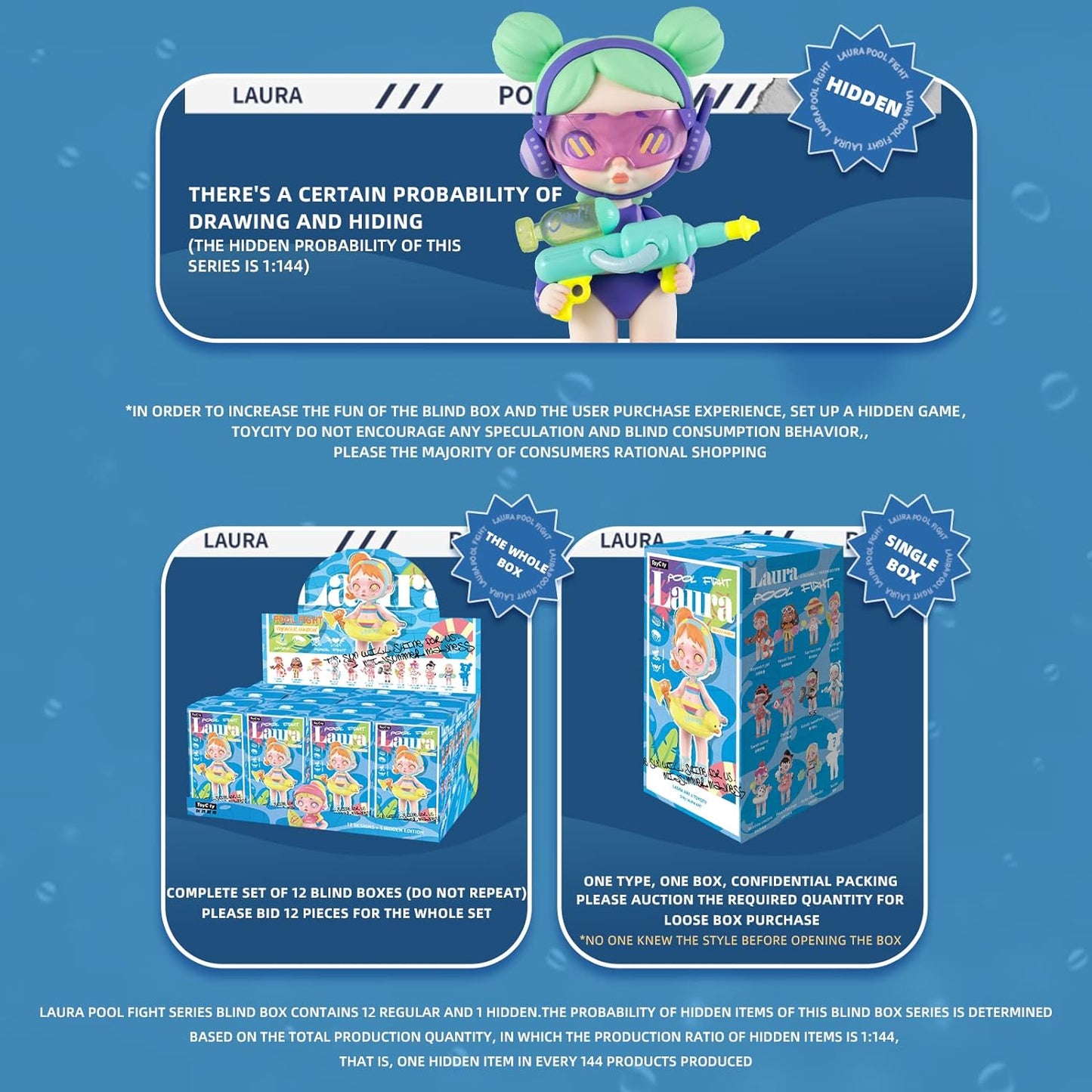 12-Pack Blind Box, Fashion Trendsetters Series Cute Blind Box Action Figures Popular Collectible Toys Birthday Halloween Christmas Gifts