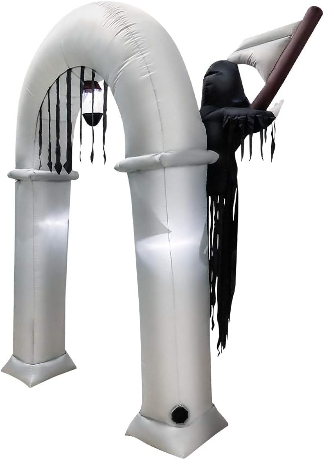 Halloween Inflatable Grim Reaper's Arch, 7.8 ft.