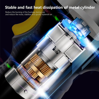 Tire Inflator Pump with Emergency LED Light - 12V