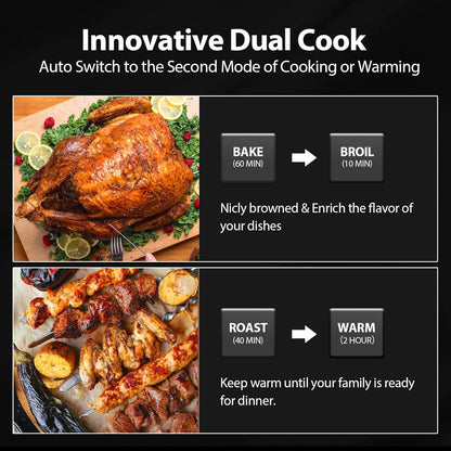 Extra Large Air Fryer, 19-in-1 Air Fryer Oven Combo