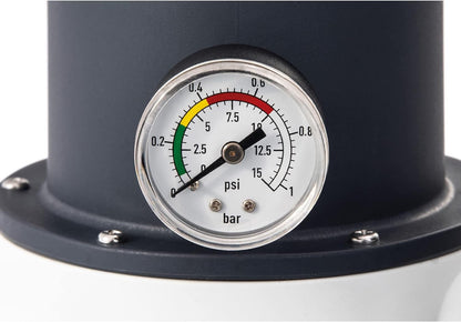 Intex 26651EG Krystal Clear 16 Inch 3,000 GPH Above Ground Pool Sand Filter Pump with Automatic Timer, GFCI, and 6 Function Control, Gray