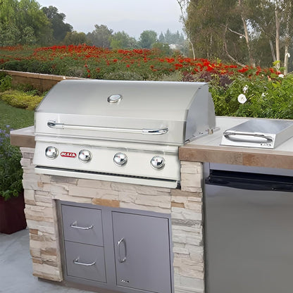 Natural Gas Outlaw Drop-In Grill Head in Stainless Steel