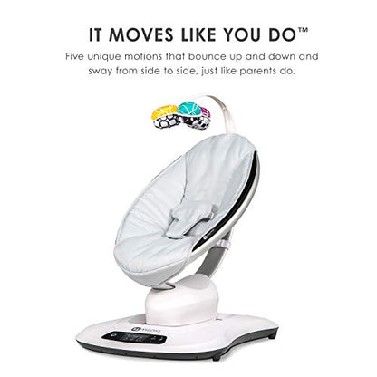 4moms® mamaRoo 4 Multi-MotionTM Baby Swing, Bluetooth Baby Rocker with 5 Unique Motions