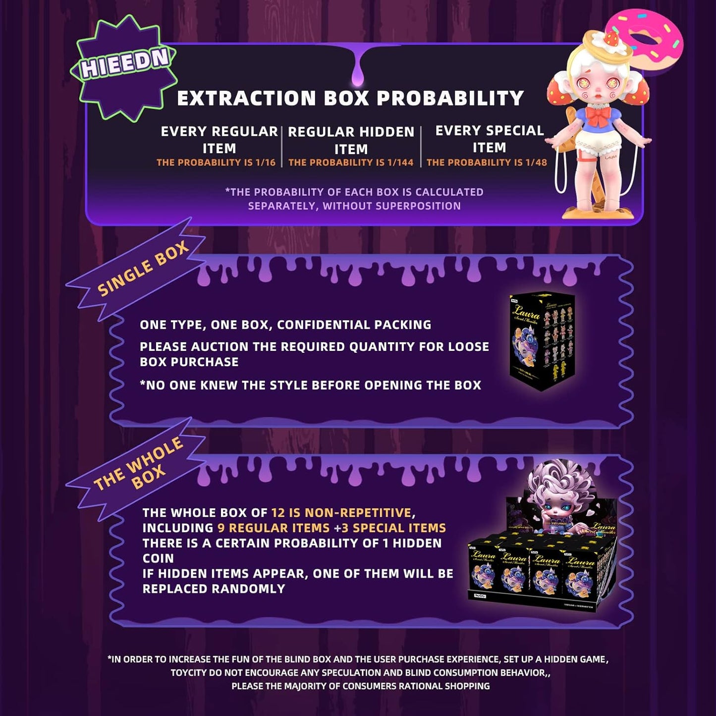 12-Pack Blind Box, Fashion Trendsetters Series Cute Blind Box Action Figures Popular Collectible Toys Birthday Halloween Christmas Gifts