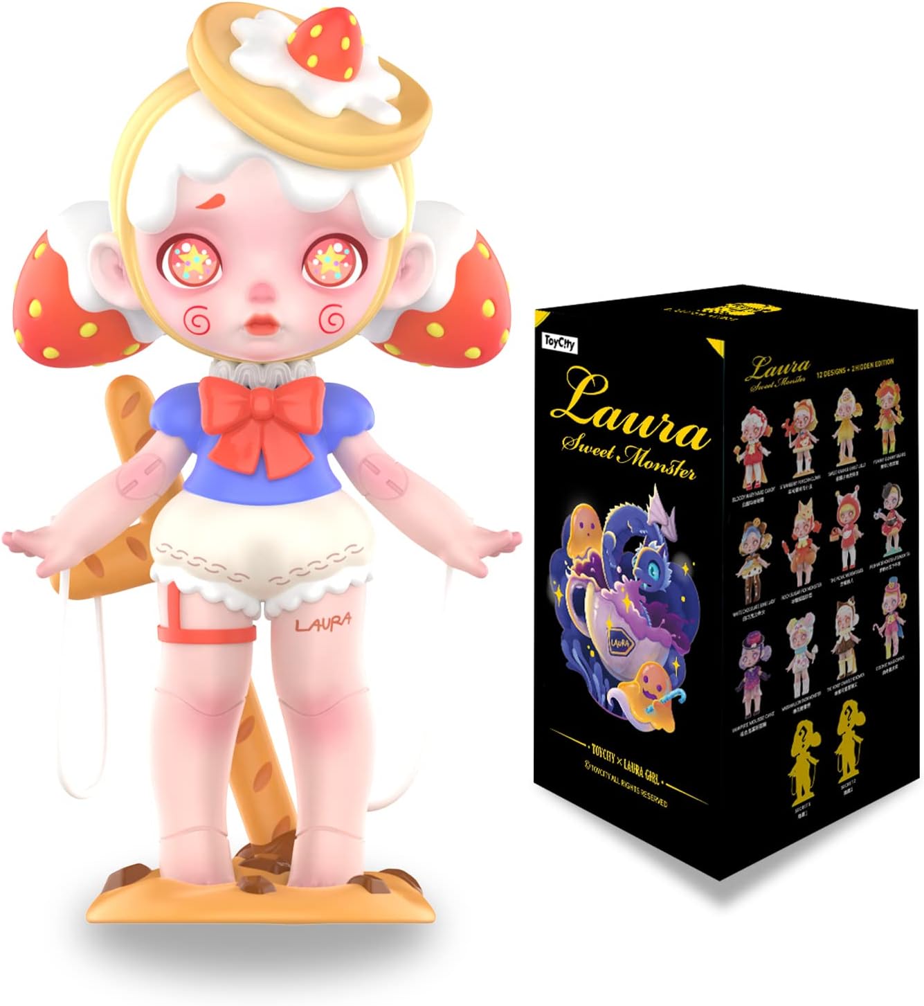 12-Pack Blind Box, Fashion Trendsetters Series Cute Blind Box Action Figures Popular Collectible Toys Birthday Halloween Christmas Gifts