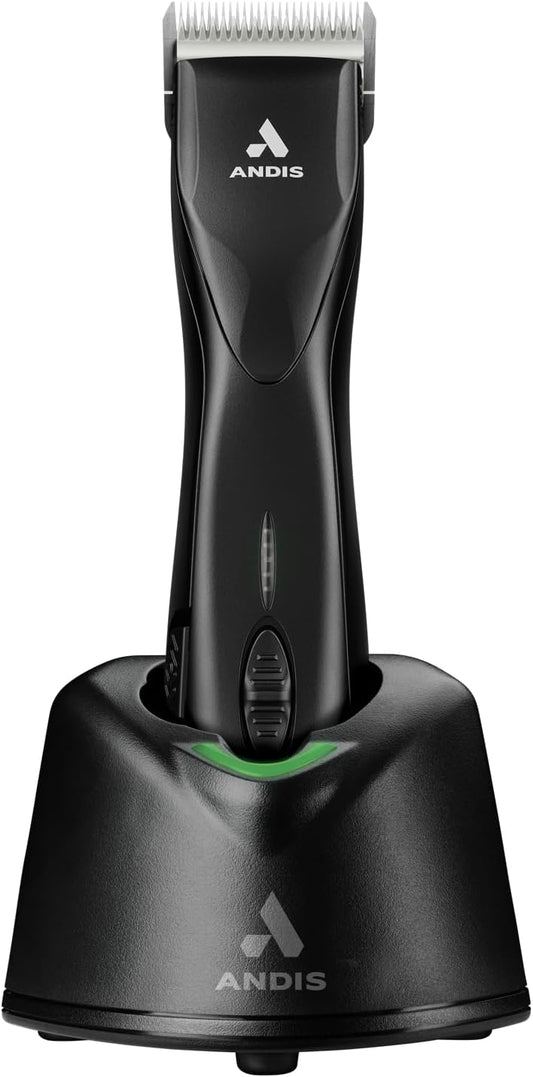 79170 Pulse Zr II 5-Speed Detachable Blade Clipper, Cordless Animal/Dog Grooming, Removable Lithium Ion Battery, LED Charge Light, Black