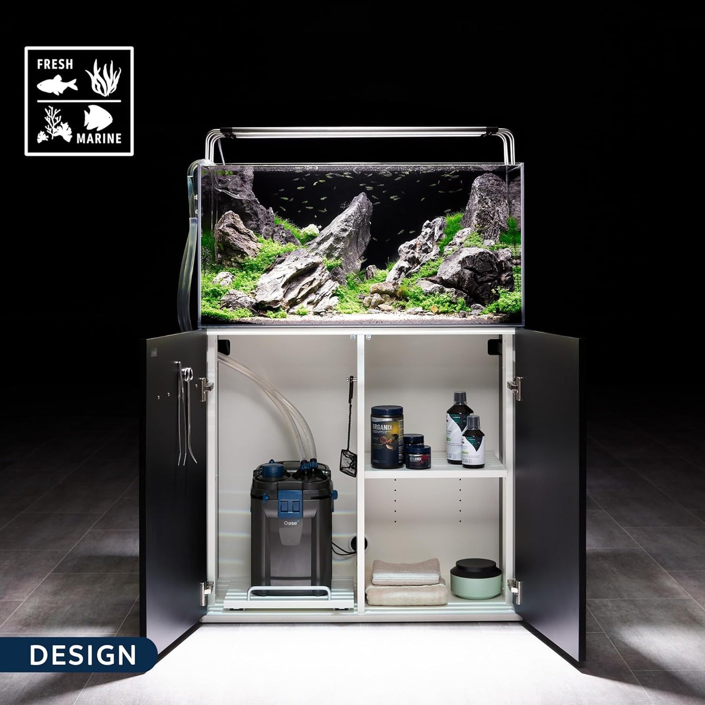 Indoor Aquatics Biomaster Thermo 250,Black