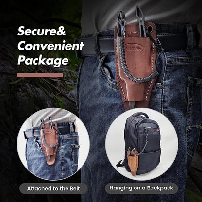 RXLUY Titanium Fishing Pliers, Premium Saltwater Fishing Gear, Tungsten Cutters, Split Ring Hook Remover, Knot Tying Tool with Lanyard, Ice Fishing, Sea Fishing Kit Gifts for Men