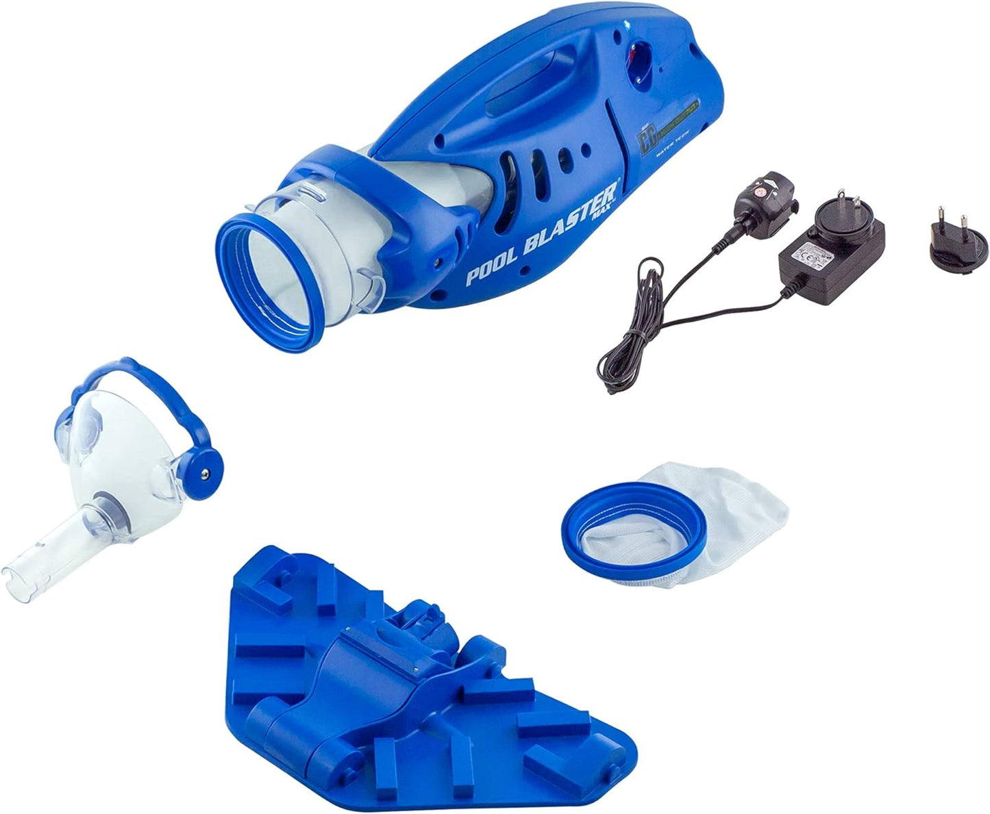 POOL BLASTER Max CG Commercial Grade Cordless Rechargeable Pool Vacuum Cleaner, High Capacity, Increased Power, 60 Min Run Time, Handheld, Hoseless, for In-Ground and Above Ground Pools