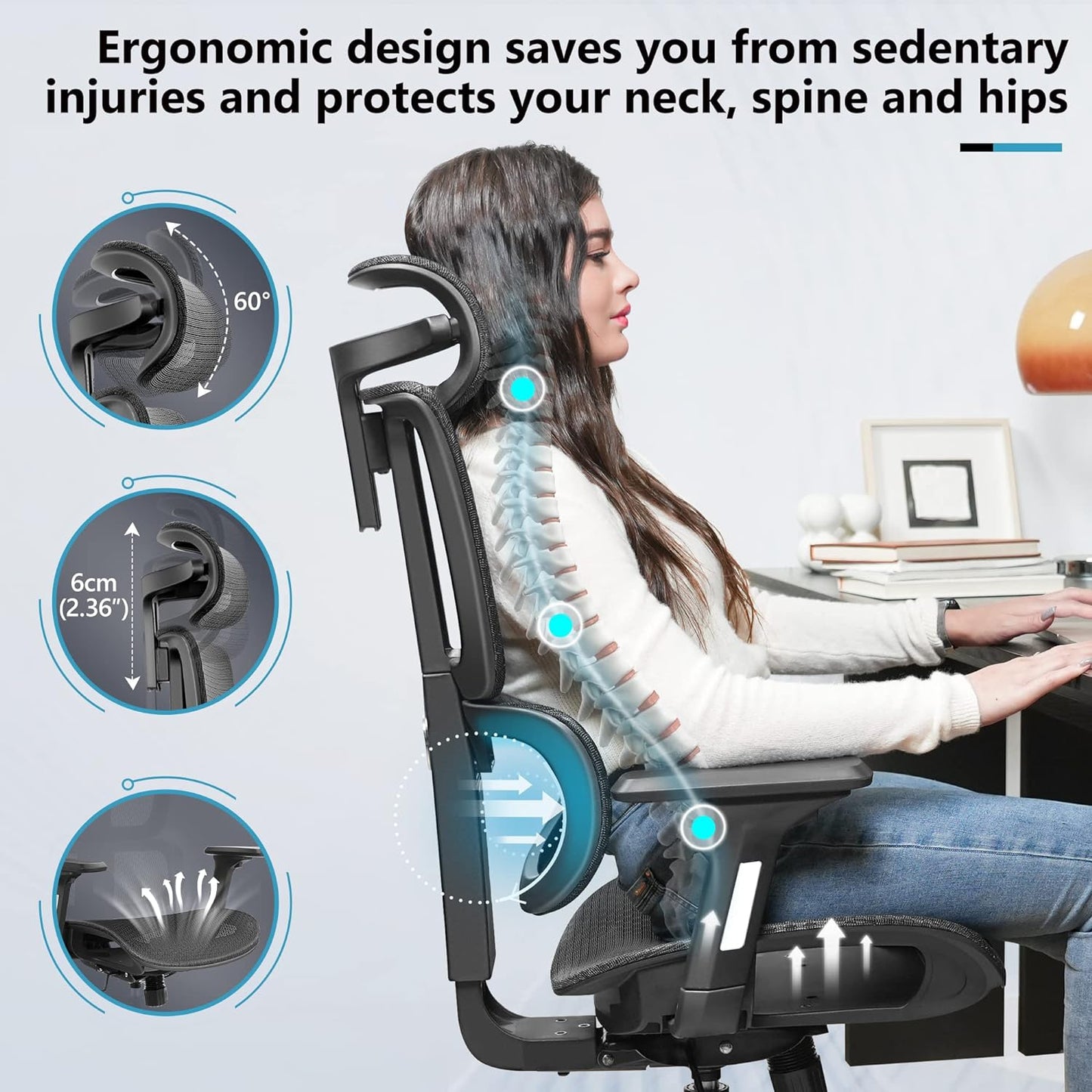 Gaming chair ergonomic office chair