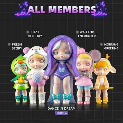 12-Pack Blind Box, Fashion Trendsetters Series Cute Blind Box Action Figures Popular Collectible Toys Birthday Halloween Christmas Gifts