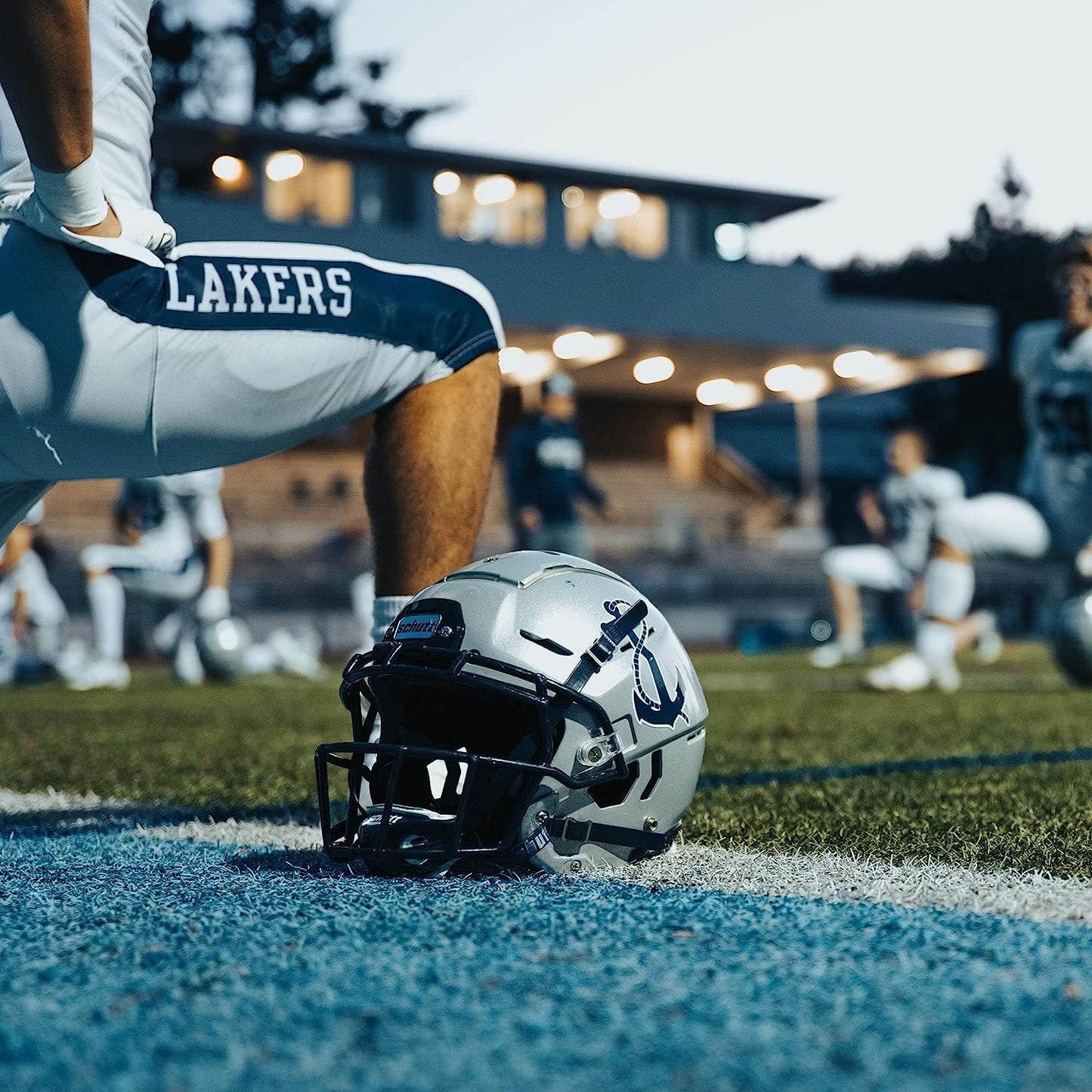 Varsity football helmets