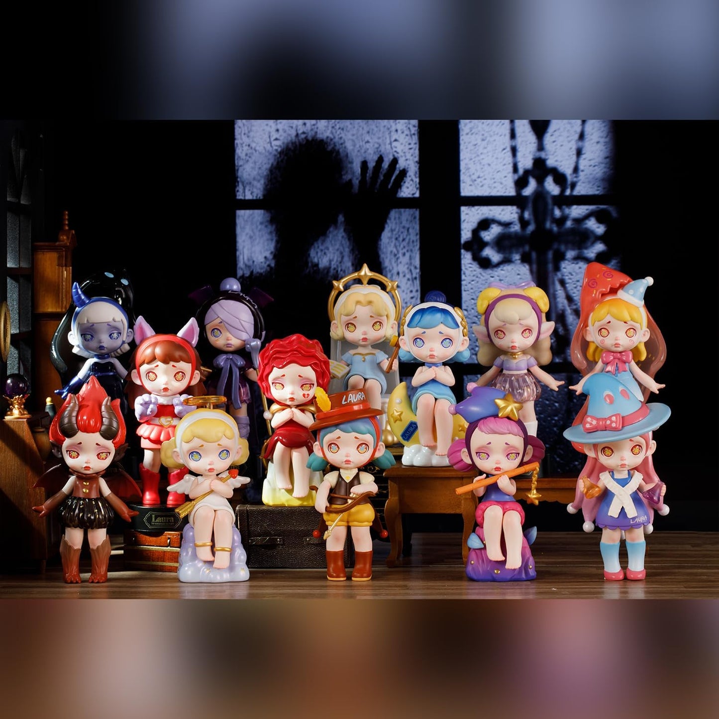 12-Pack Blind Box, Fashion Trendsetters Series Cute Blind Box Action Figures Popular Collectible Toys Birthday Halloween Christmas Gifts