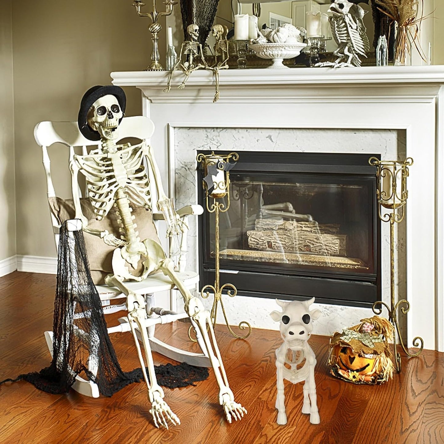 2023 Cow Skeleton, Halloween Decoration