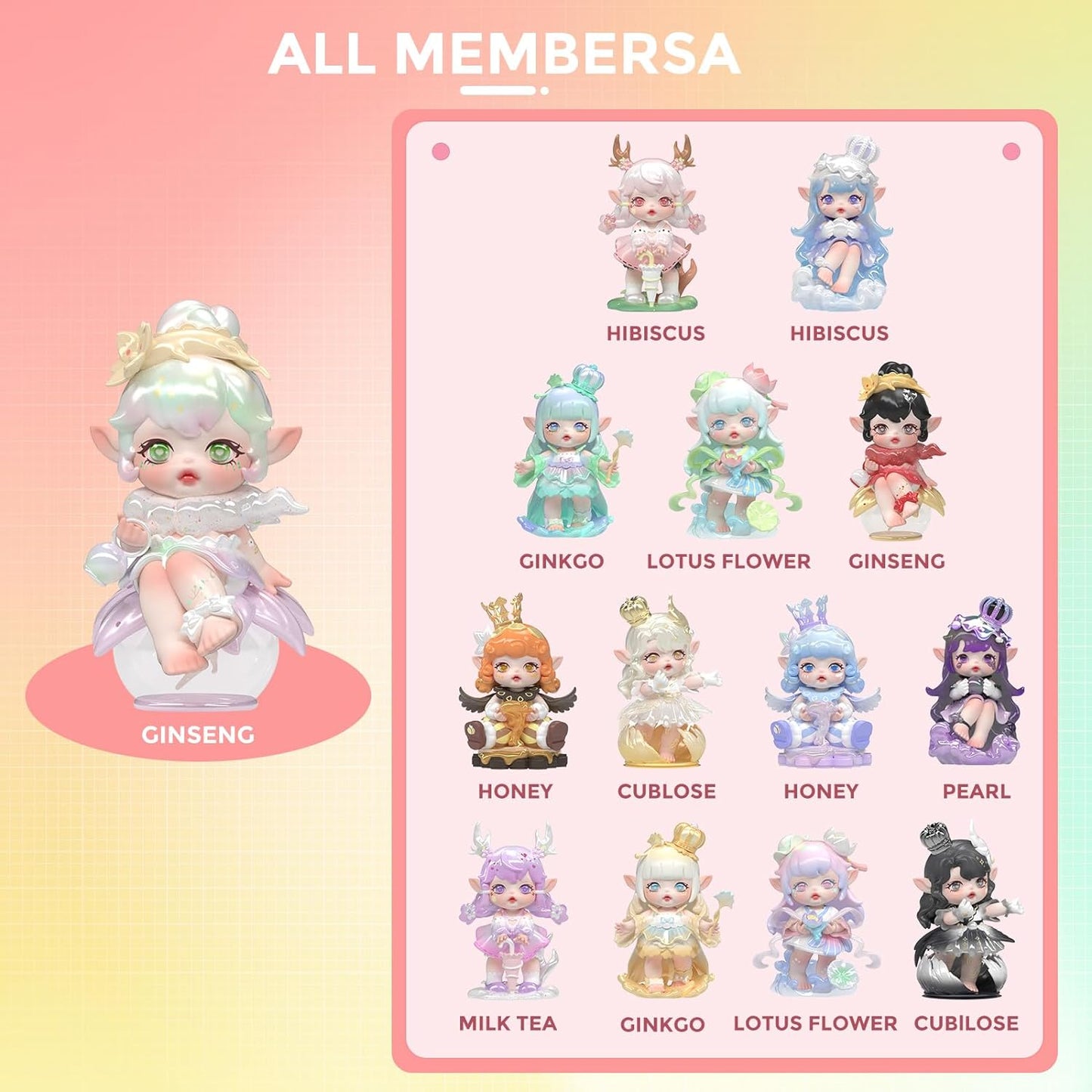 12-Pack Blind Box, Fashion Trendsetters Series Cute Blind Box Action Figures Popular Collectible Toys Birthday Halloween Christmas Gifts