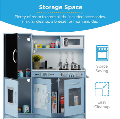 Best Pretend Kitchen Wooden Toy Set for Kids