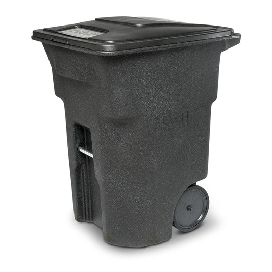 ANA96-00BKS 96 gal. Trash Can with Quiet Wheels and Lid