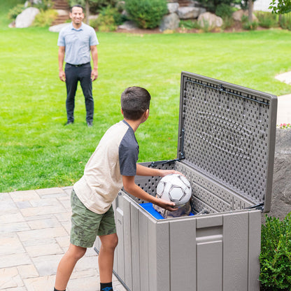 Lifetime 568 Litre Modern Outdoor Storage Deck Box Model 60384U