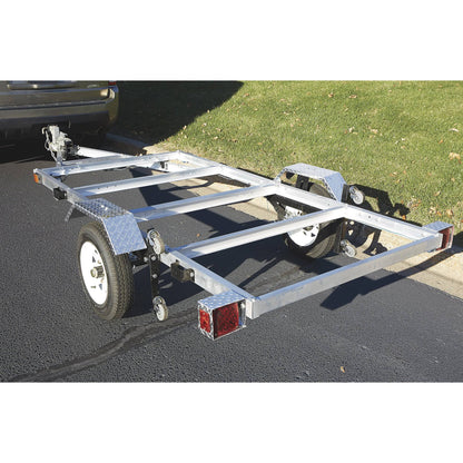 Ultra-Tow 4ft. x 8ft. Folding Aluminum Utility Trailer Kit-1170Lb. Load Capacity 3806S109