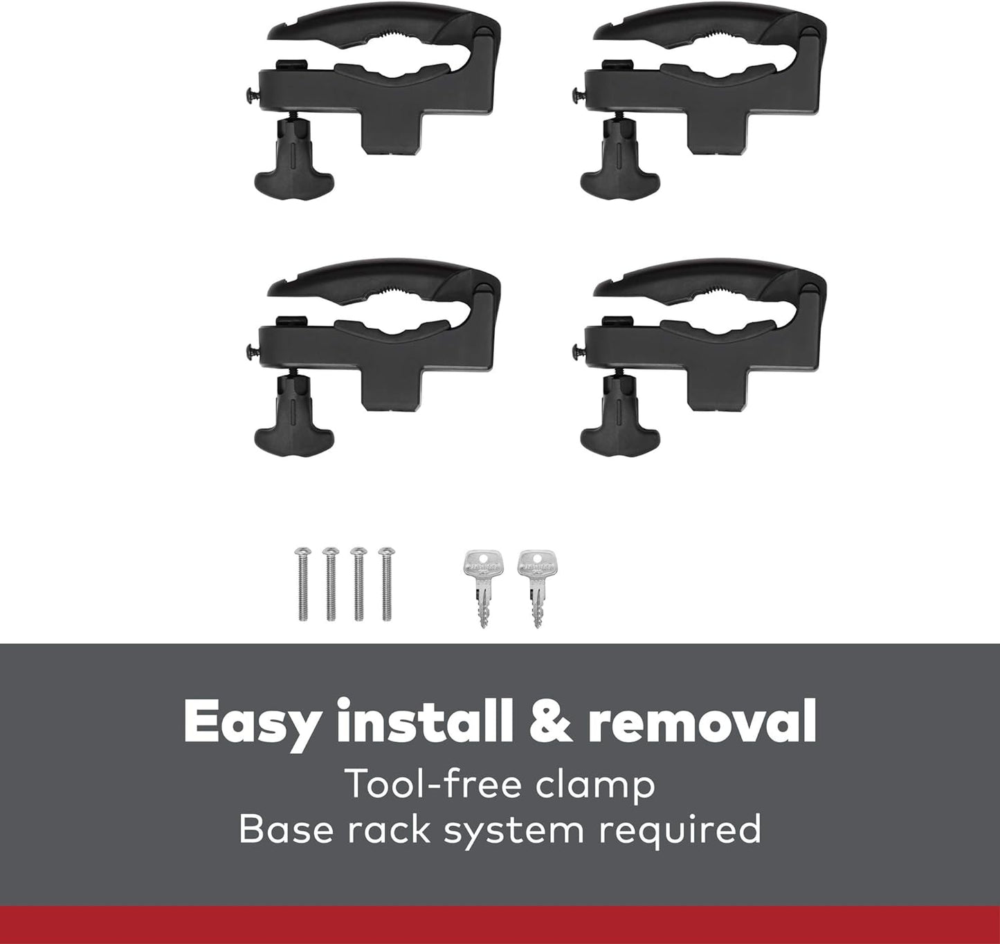 Yakima, PowderHound 6 Ski & Snowboard Mount, Fits Up to 6 Pairs of Skis or 4 Snowboards, Rides Quietly, Fits Most Roof Racks, Black