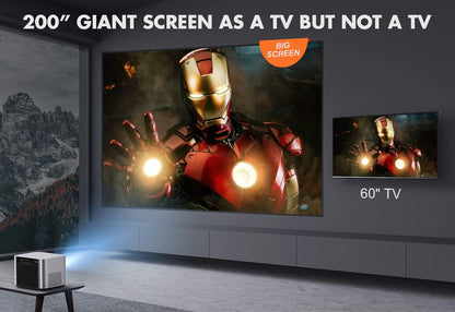 800ANSI 5G WiFi Bluetooth Projector