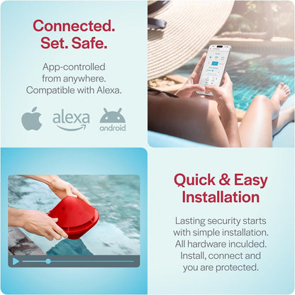 System pool alarms | Loud pool safety alarms on home and pool equipment | ASTM F2208-certified floating pool alarms | Connect to Alexa | pool alarms for in-ground and above-ground pools